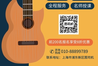 乐器艺考培训班宣传广告印刷海报
