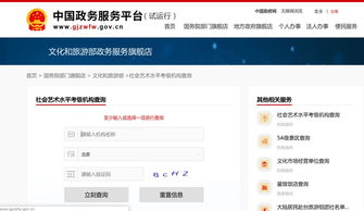 好消息 最权威的社会艺术水平考级考后查询平台 中国政务服务平台 正式上线